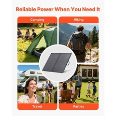 100W Foldable Solar Panel, 16BB N – Type Monocrystalline, 24% Efficiency, IP67