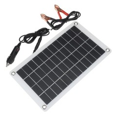 7.5W 12V solar panel charger solar panel semi flexible clip car charger (30W)