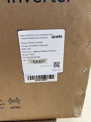 Q Cell Solar Inverter And Battery Back Up System w/ 3 – 5kw batteries