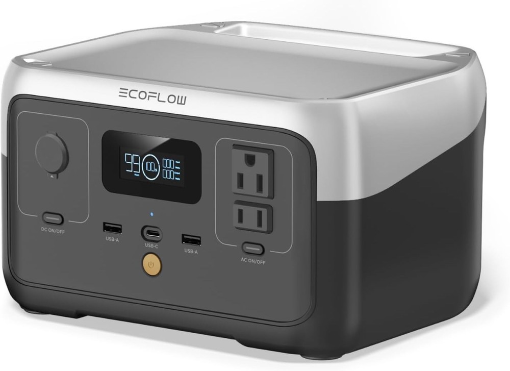 Portable Solar Generator RIVER 2 EF ECOFLOW 256Wh LiFePO4 Fast Charge