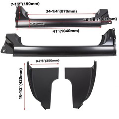 ALMULOO Cab Corner and Rocker Panel Kit Compatible with 1973-1987 Chevy/GMC C…