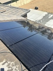 Solar bird proofing and cleaning