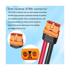 Solar to XT60i Cable 10AWG – 100FT Solar Panel to XT60i Adapter Connector XT6…