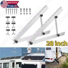 Solar Panel RV Tilt Mount Brackets Kit System Roof Flat Surface Adjustable Frame