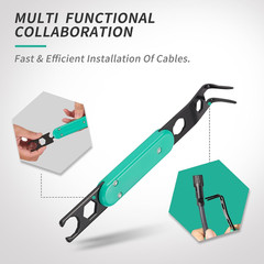 Metal Solar Mc4 Disconnect Tool Made by Heavy-Duty Steel, Spring-Loaded Slot Des