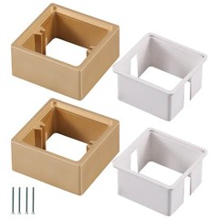 2pcs Square Socket Spacer with Auxiliary Gasket for Reliable Installation