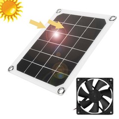 6V 10W Solar Power Panel Exhaust Fan Outdoor Waterproof Epoxy Resin Vent Fan
