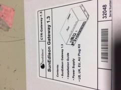 Brand New Sun Edison Solar Gateway CTR-Gateway 1.3