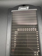 Coleman 12V Portable Monocrystalline Solar Panel for Electronics Outdoor