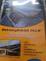 New Solar Powered Battery Trickle Charger 12V original pack