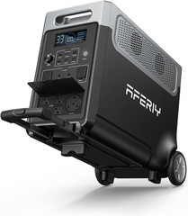 3840Wh Portable Power Station, 5 AC Outlets, Fast Charge, Solar Generator
