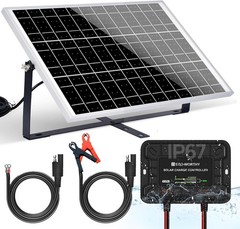Cargador solar 25W 12V panel impermeable kit batería coche RV