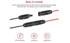 10AWG 10FT Solar Panel to Anderson Connector Extension Cable