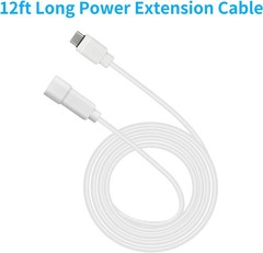 Extension Cable for Ring USB-C Solar Panel, Works for the Ring 2Nd Generation So