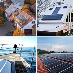 100W Monocrystalline Solar Panel Kit + Charge Controller