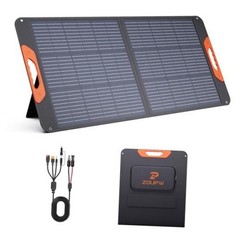 100W Portable Solar Panel with 5-in-1 Cable,23.5% Efficiency Mono 100W-1PCS