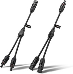 Compact Y Branch Parallel Solar Connectors for Efficient Panel Connection