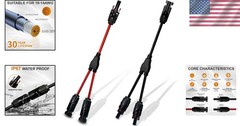 Y Branch Solar Panel Connectors – Durable Plug Tool Kit for Efficient Energy