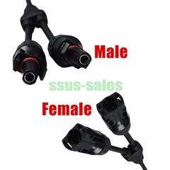 Solar MC-4 Photovoltaic Connector Y-Type Splitter Adapter with Waterproof NEW