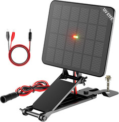 SUNAPEX 12V Deer Feeder Solar Panel 2.4W Monocrystalline Trickle Charger | ETFE