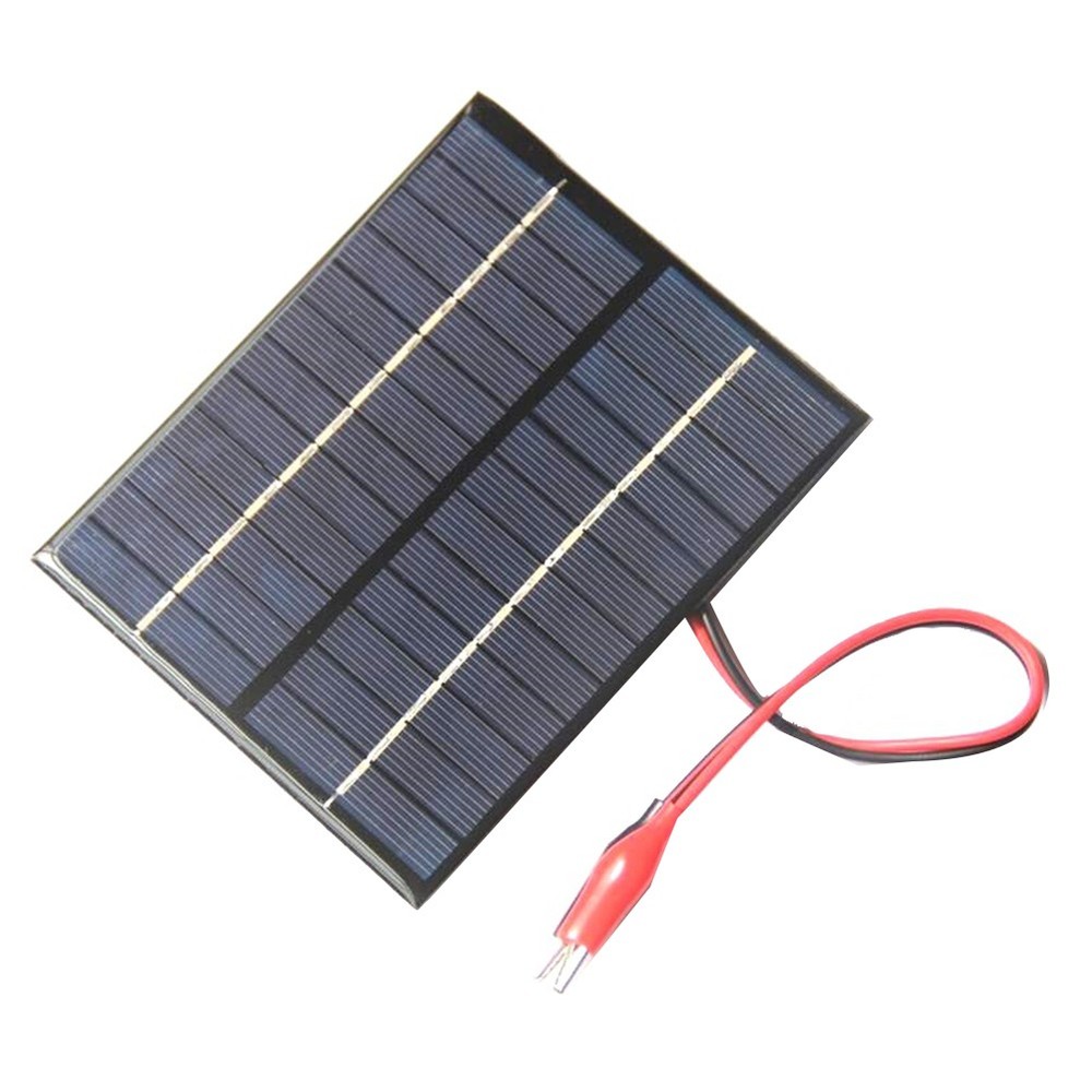 12V 2W Solar Panel DIY Solar Cell Module Battery for Car Outdoor Camp F2A8