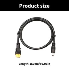 XT60 Female to DC8020 Male Adapter Cable for Portable Power Stations