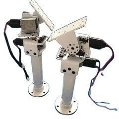 DC Dual Axis Pan Tilt Solar Tracking Monitoring Robot Heavy Load X /Y Axis Motor