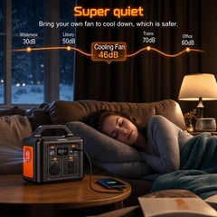 YSWHSTA Portable Power Station, 288Wh LiFePO4 Battery, 300W Electric Solar Gener