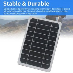 Portable 6V Car Van Boat Caravan Camper Solar Panel Battery Charger Kit
