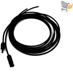 Solar Cable Adaptor Kit 10ft 12AWG Waterproof Connectors for Solar Panel