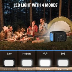 Portable Power Station 600W Power Bank 296Wh Solar Generator Lithium Battery Hot