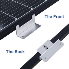 Compact 4-Set Durable Z Brackets for Reliable Solar Panel Installation Anywhere