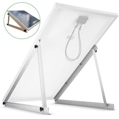 Solar Panel Mount Brackets Adjustable with Foldable Tilt Legs for Roof RV Boat