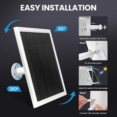 Ring Solar Panel,8W Ring Solar Charger Compatible with Stick Up Camera & Pro, Sp