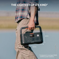 Explorer 500 v2 Portable Power Station 512Wh LiFePO4 Battery 500W AC/1000W Peak