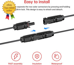 Solar to Xt60I Cable 10AWG 2FT for Portable Power Station | Xt60I Solar Charging