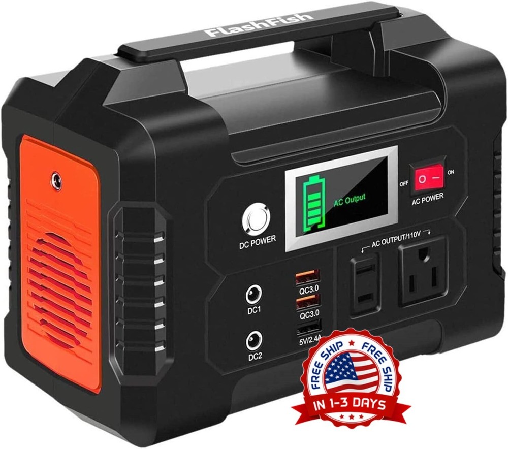 Estacion De Energia 200W Portatil Generador Solar 40800mAh Para Acampar Exterior