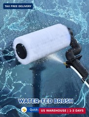 Solar Panel Cleaning Brush, Electric Solar Panel Cleaning Kit | With Soap Dispen