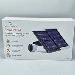 Wasserstein solar panel for Arlo Essential security camera – Pack of 3