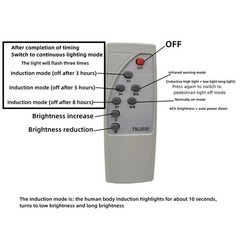 Solar Light Circuit Board with Human Body Induction and Remote 3 2V 3 7V