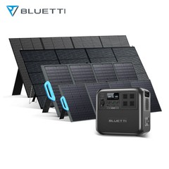 BLUETTI Portable Power Station With Solar Panel Eco Solar Generator Off-Grid Use
