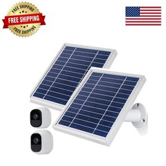 Adjustable Solar Panel Kit with Built-in Battery for Arlo Pro & Pro2 Cameras