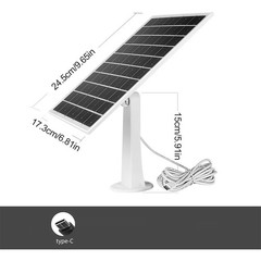8W Solar Panel for Ring Spotlight Camera/Stick Up Cam Battery Charger 1/2/4Pack