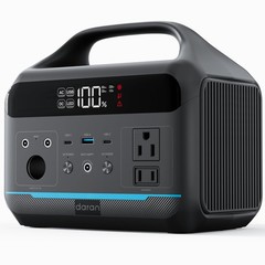 DARAN Portable Power Station 600W(1200W Surge) 288Wh Solar Generator LiFePO4