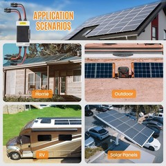 Solar Panels Disconnect Switch 25A 400VDC PV Shut Off Switch Outdoor 2 String…