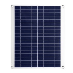 Outdoor Solar Panel 12V 25W Car Battery Charger IP68 Waterproof w/ 3.0A Dual USB