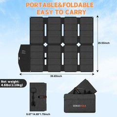 100W Portable Solar Panel MC-4 Foldable Solar Panel Charger Kits 18V IP68 Wat…