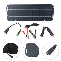 60W Solar Panel 12V Olt Trickle Battery Charger For Caravan Car Van Boat Kit New