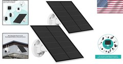 5W Solar Panel Charger for Outdoor Security Camera – 2 Pack, Waterproof