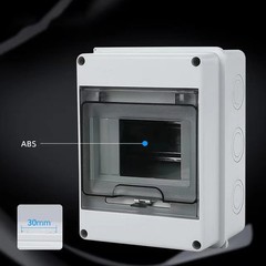 Robust Distribution Box for Apartments and Residential Buildings For 5 Modules
